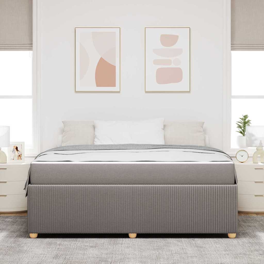 Sengestel Gråbrun 180 x 200 cm Stof