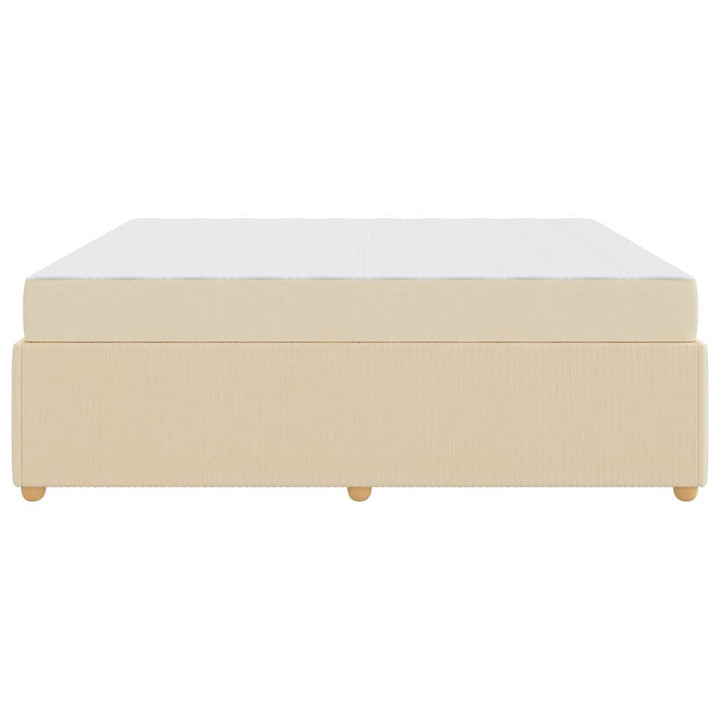Sengestel Creme 180 x 200 cm Stof