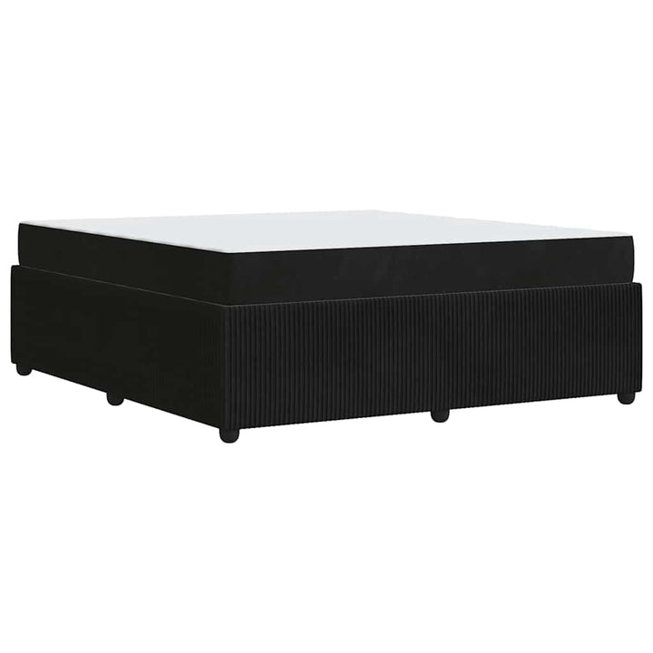 Sengestel Sort 180 x 200 cm Stof