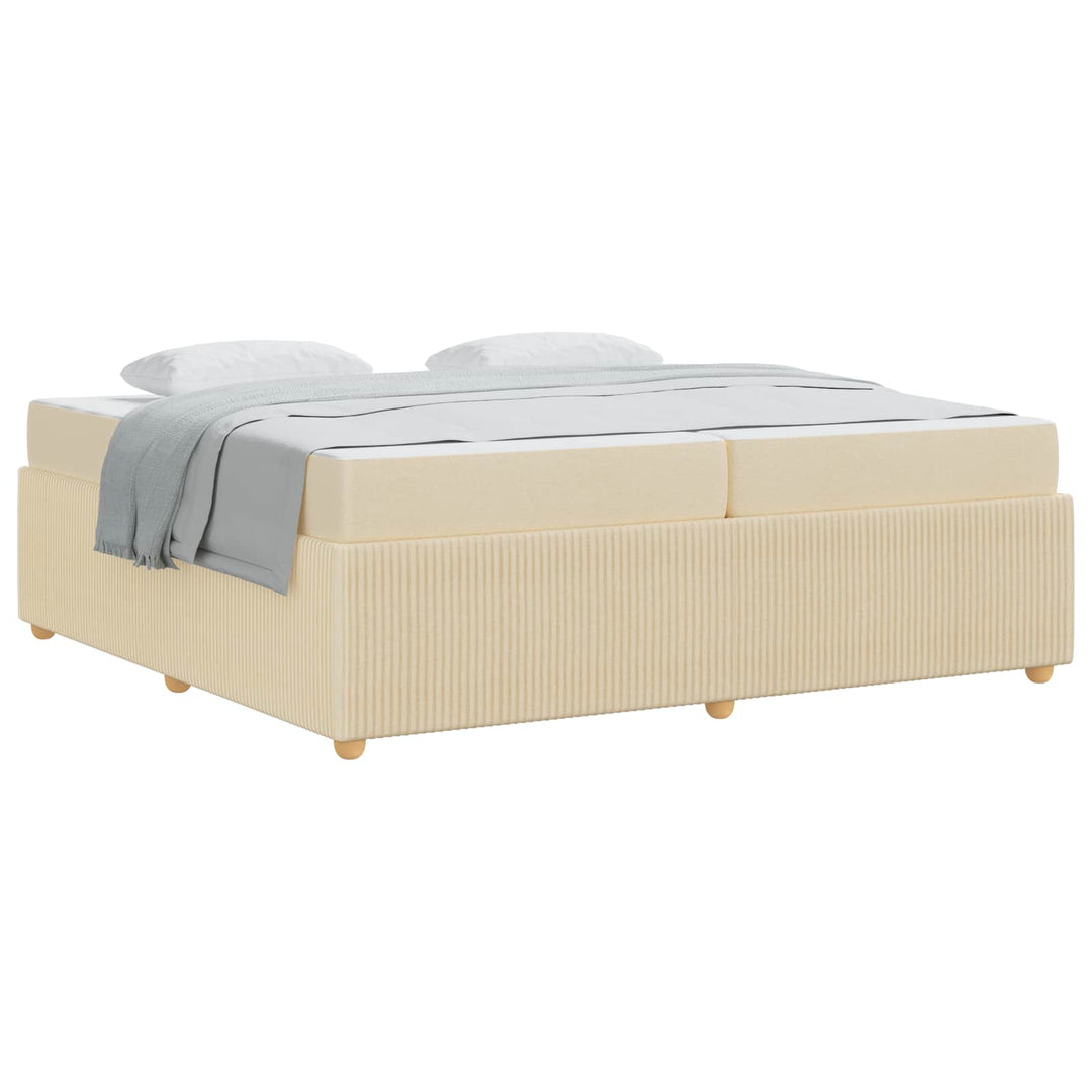 Sengestel Creme 200 x 200 cm Stof