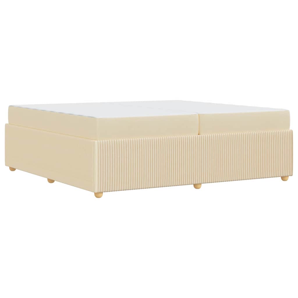 Sengestel Creme 200 x 200 cm Stof