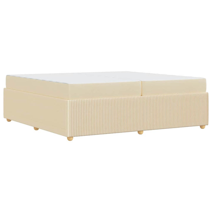 Sengestel Creme 200 x 200 cm Stof
