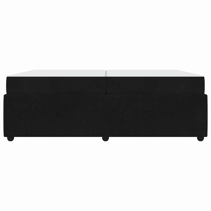 Sengestel Sort 200 x 200 cm Stof