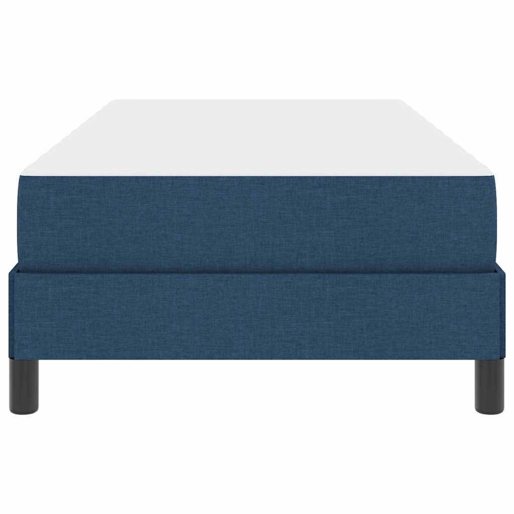 Box spring seng med madras Blå 80 x 200 cm Stof
