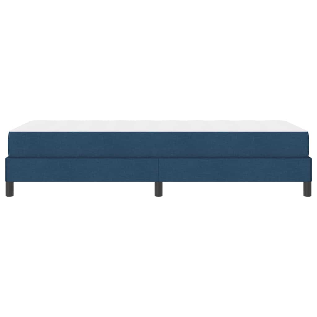 Box spring seng med madras Blå 90 x 190 cm Stof