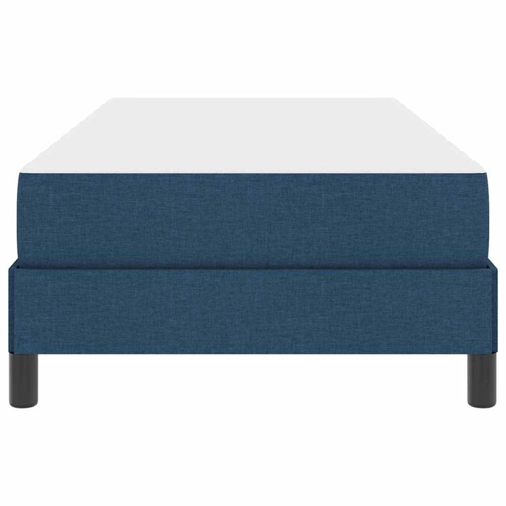 Box spring seng med madras Blå 90 x 200 cm Stof