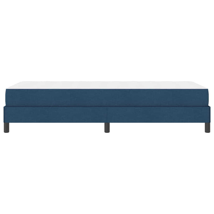 Box spring seng med madras Blå 90 x 200 cm Stof