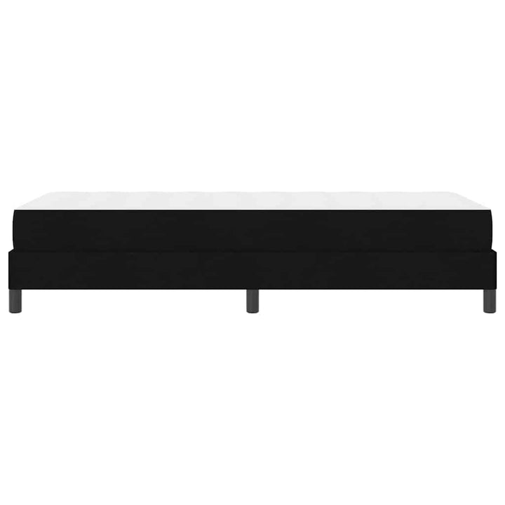 Box spring seng med madras Sort 100 x 200 cm Stof