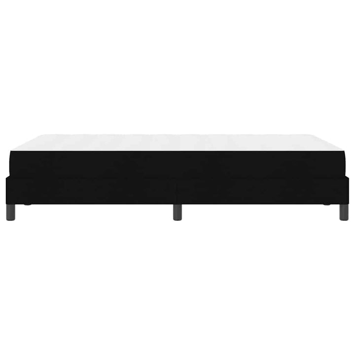 Box spring seng med madras Sort 120 x 190 cm Stof