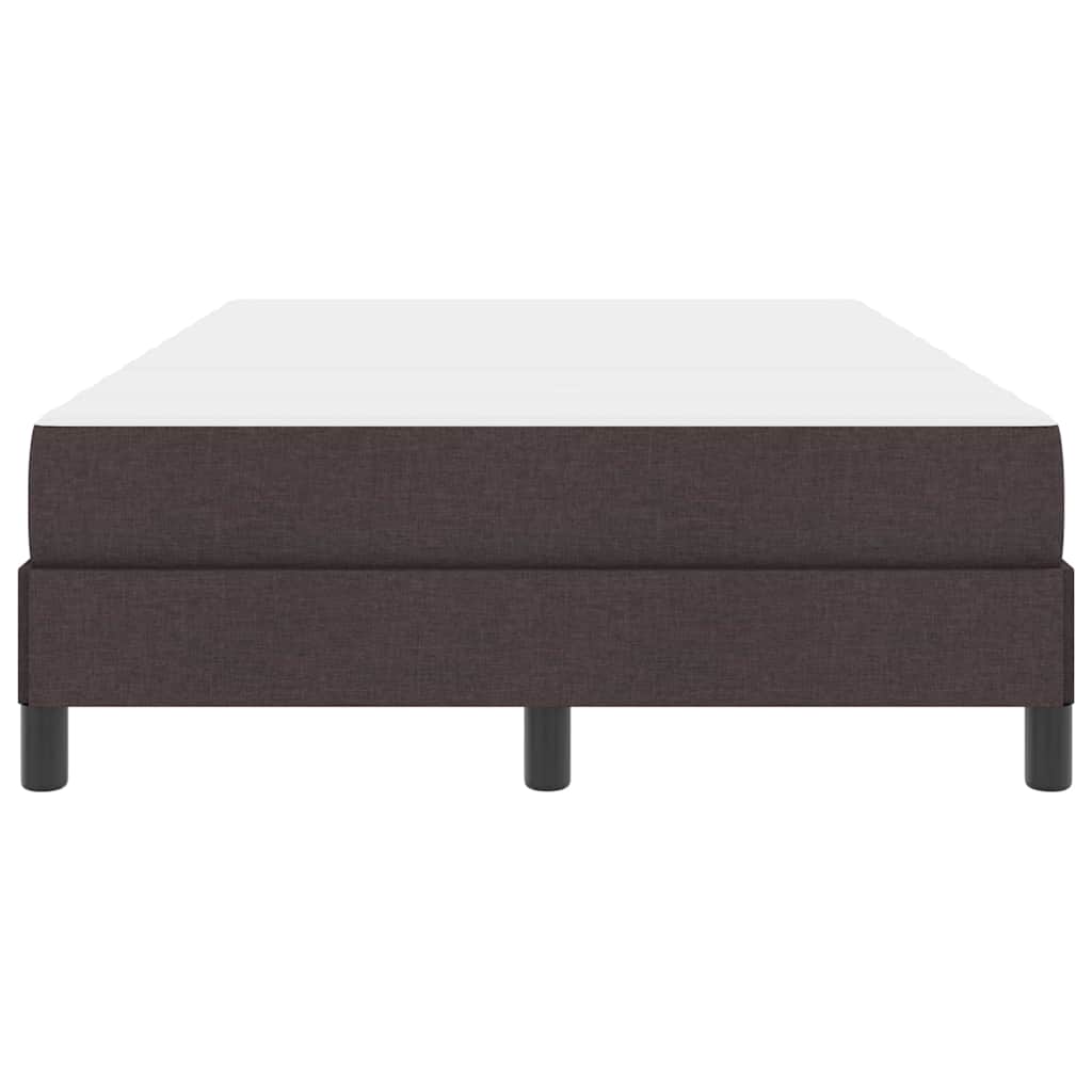 Box spring seng med madras Mørk Brun 120 x 200 cm Stof
