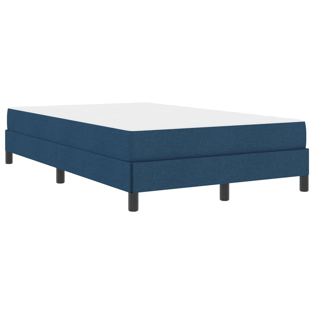 Box spring seng med madras Blå 120 x 200 cm Stof