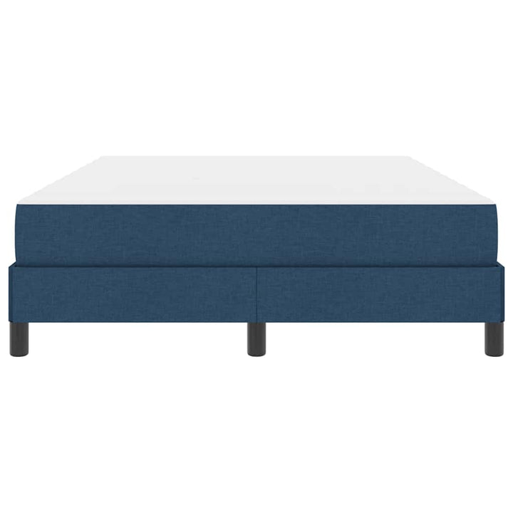 Box spring seng med madras Blå 140 x 190 cm Stof