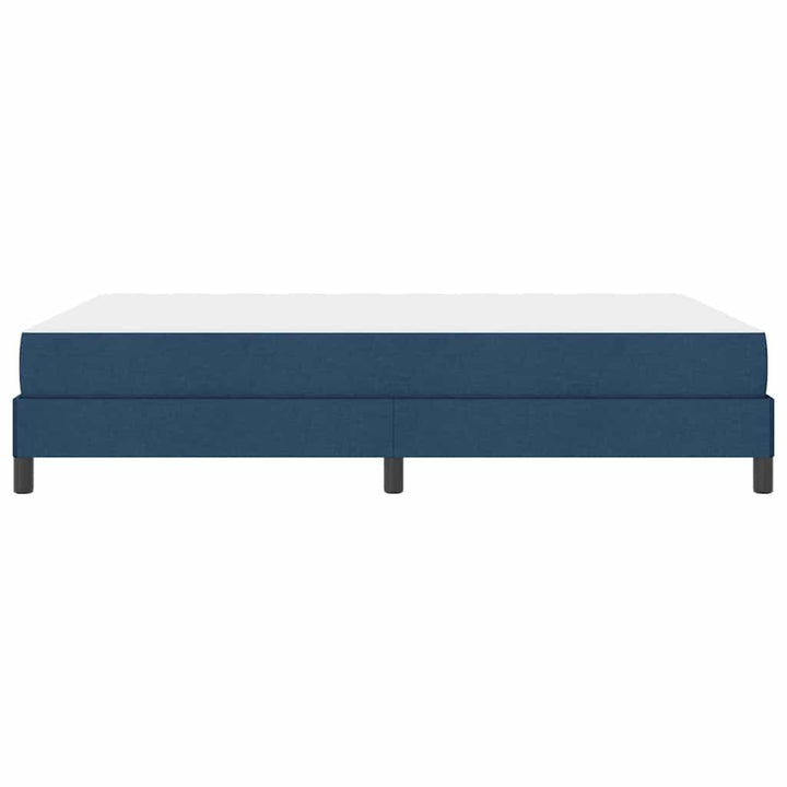 Box spring seng med madras Blå 140 x 190 cm Stof