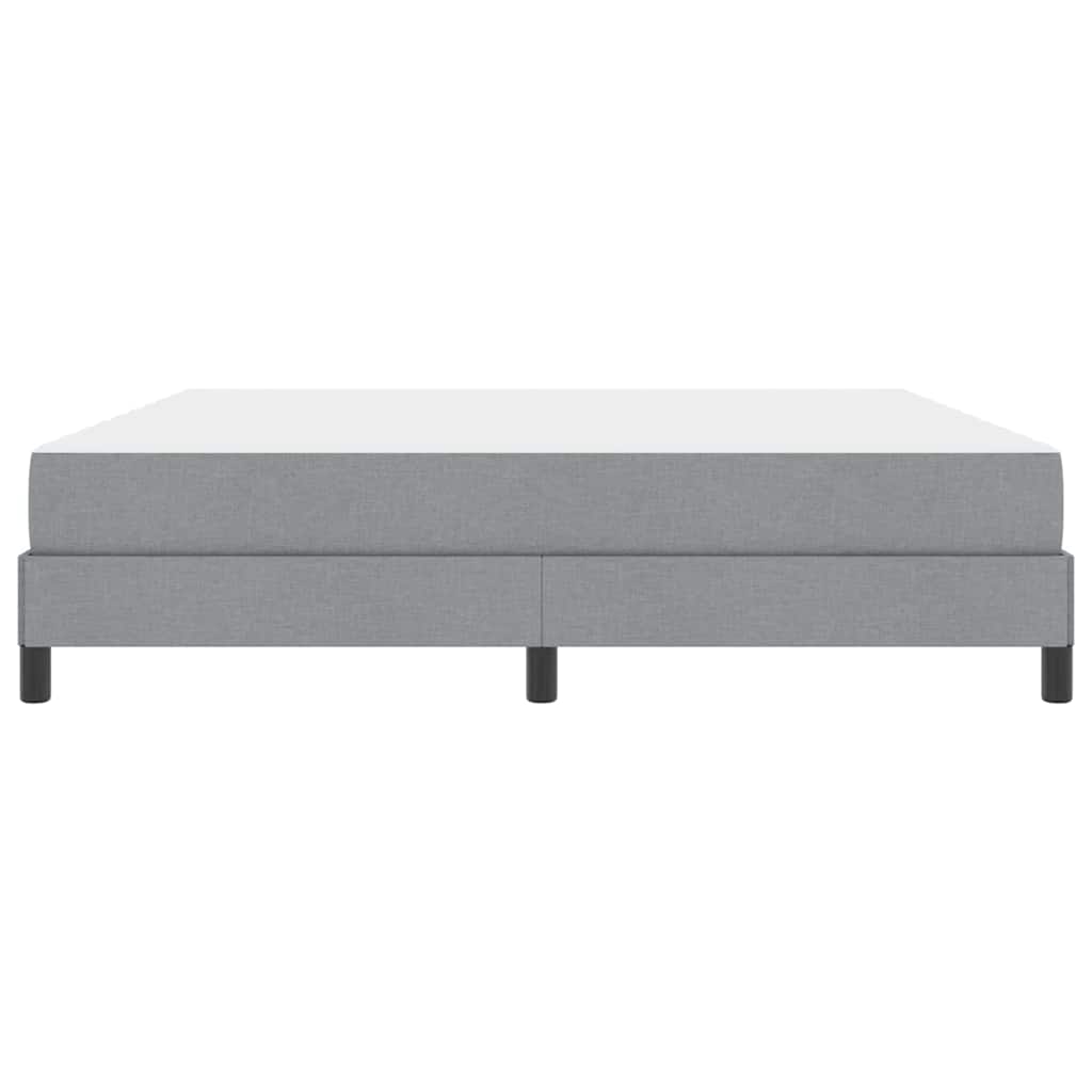 Box spring seng Lysegrå 180 x 200 cm Stof