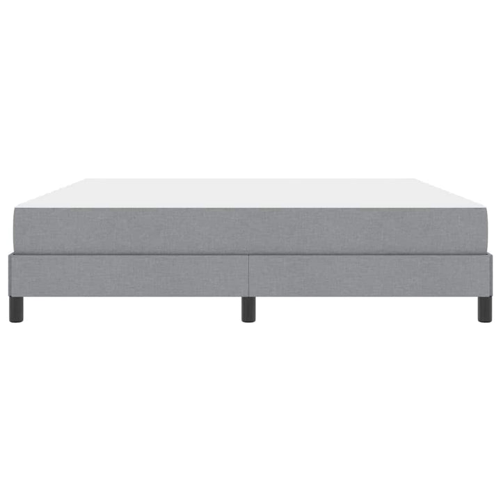 Box spring seng Lysegrå 180 x 200 cm Stof
