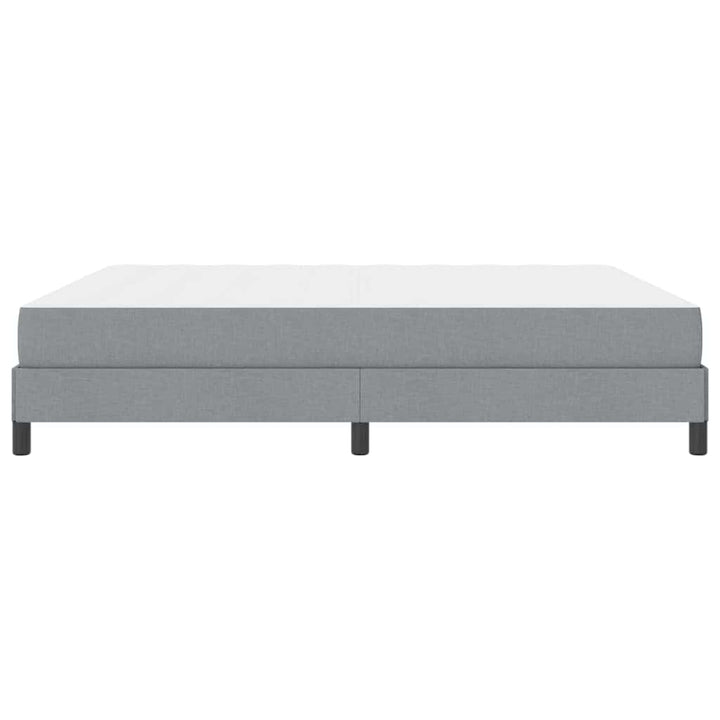 Box spring seng Lysegrå 180 x 200 cm Stof