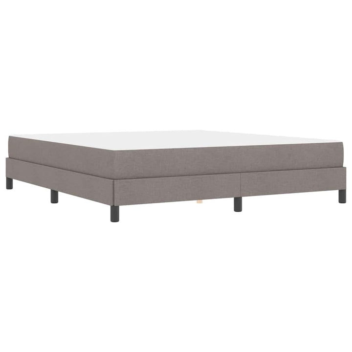 Box spring seng Gråbrun 180 x 200 cm Stof