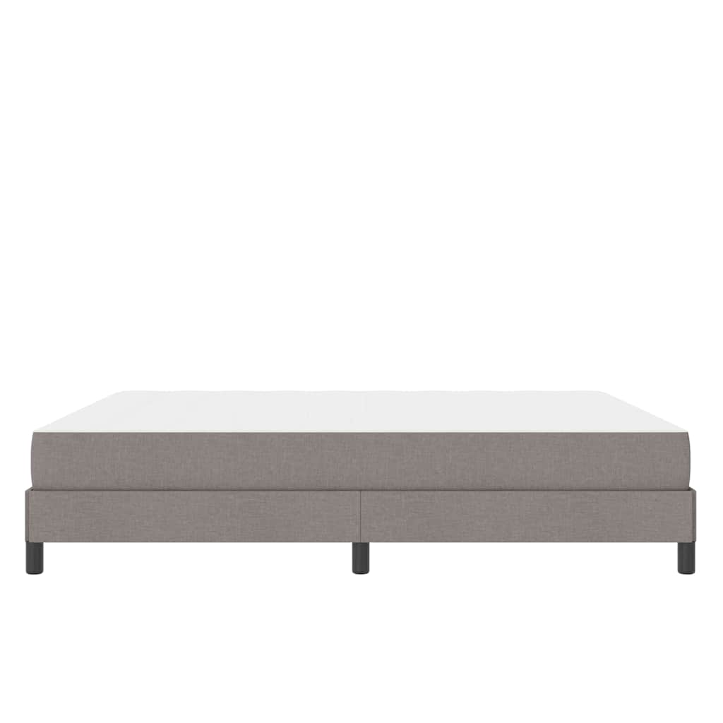 Box spring seng Gråbrun 180 x 200 cm Stof