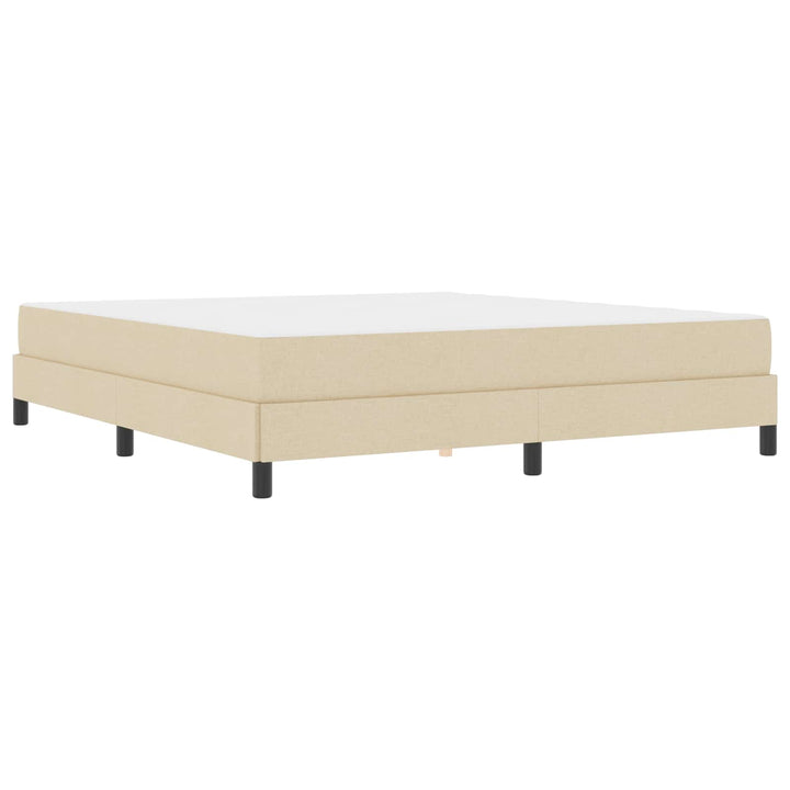 Box spring seng Creme 180 x 200 cm Stof