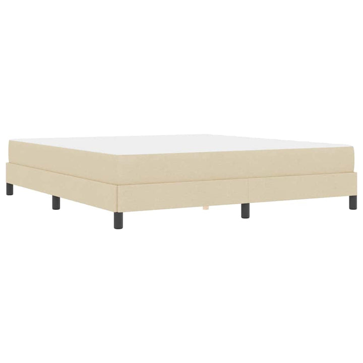 Box spring seng Creme 180 x 200 cm Stof