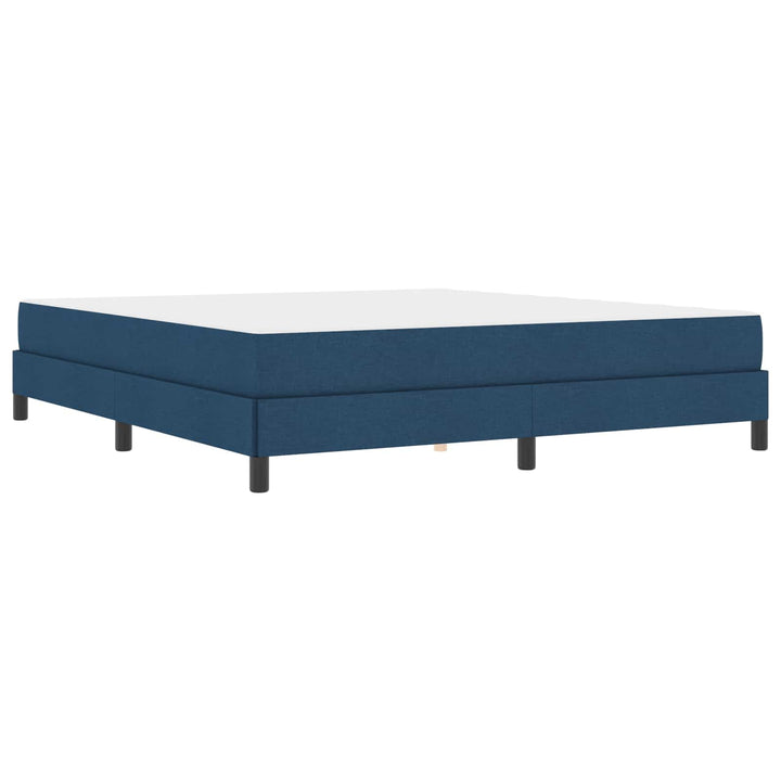 Box spring seng med madras Blå 180 x 200 cm Stof