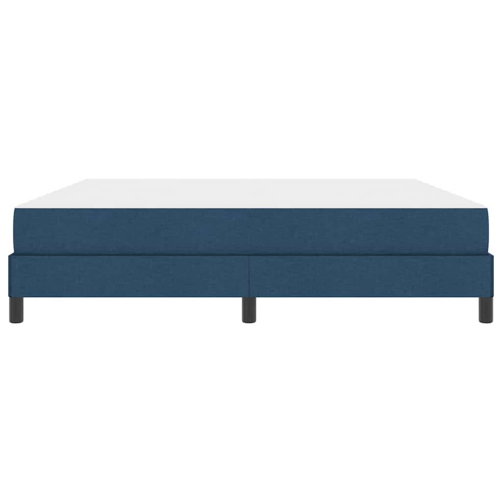 Box spring seng med madras Blå 180 x 200 cm Stof