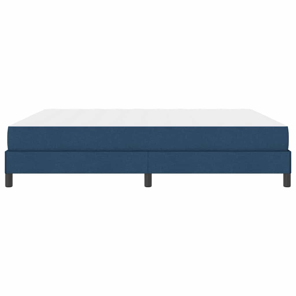 Box spring seng med madras Blå 180 x 200 cm Stof