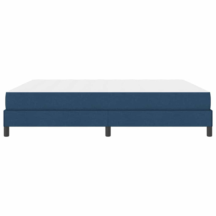 Box spring seng med madras Blå 180 x 200 cm Stof