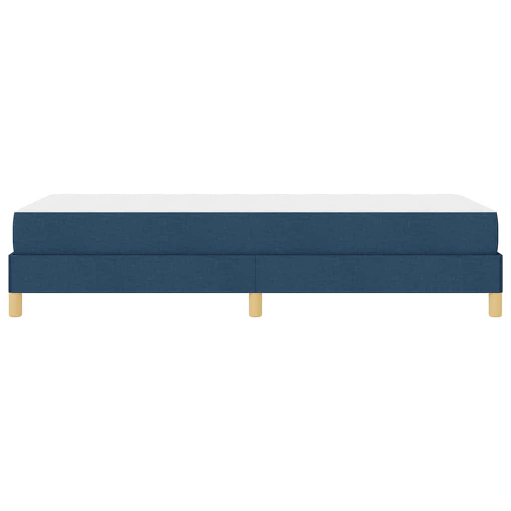 Box spring seng med madras Blå 90 x 200 cm Stof