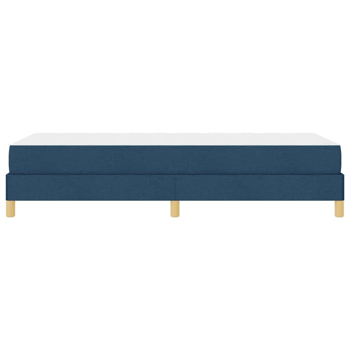 Box spring seng med madras Blå 90 x 200 cm Stof