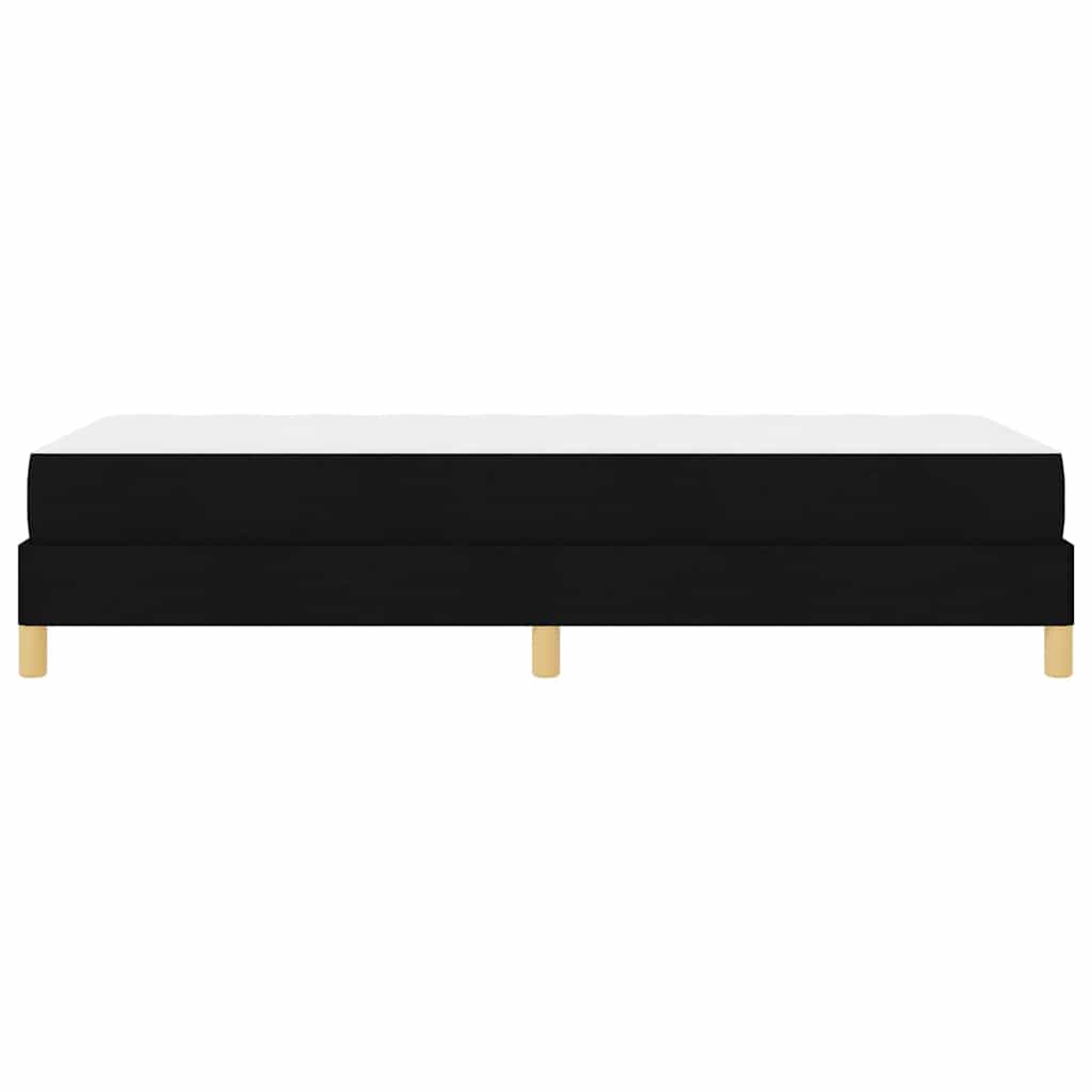 Box spring seng med madras Sort 100 x 200 cm Stof