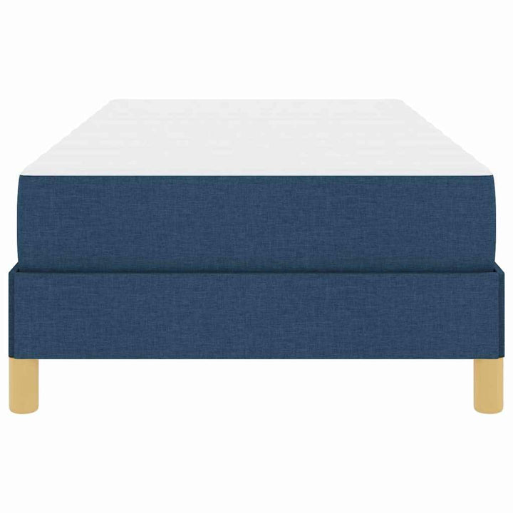 Box spring seng med madras Blå 100 x 200 cm Stof