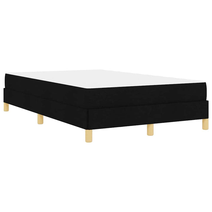 Box spring seng med madras Sort 120 x 190 cm Stof