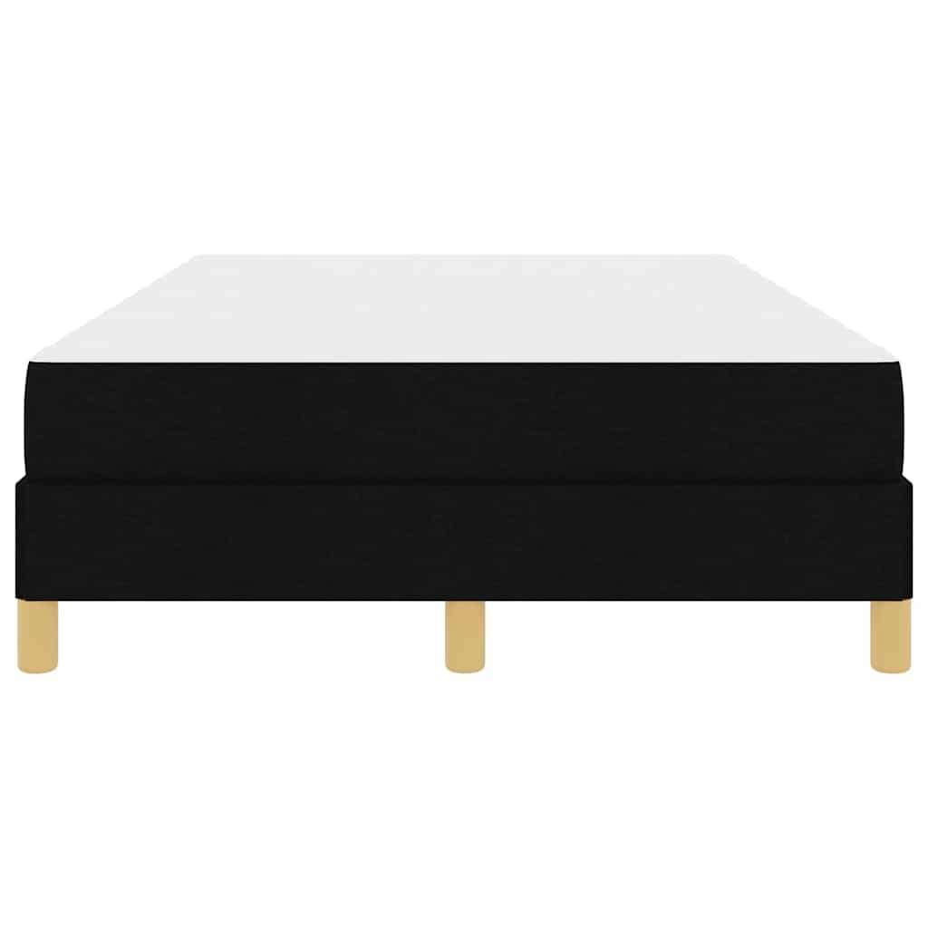 Box spring seng med madras Sort 120 x 190 cm Stof