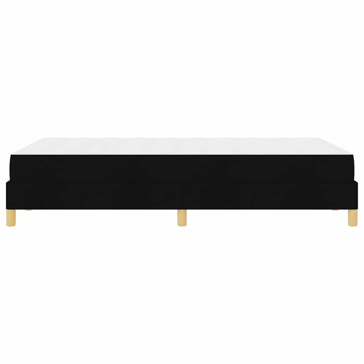 Box spring seng med madras Sort 120 x 190 cm Stof