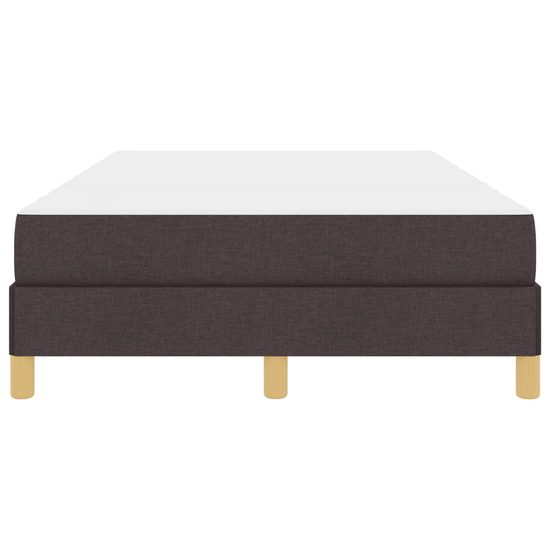 Box spring seng med madras Mørk Brun 120 x 190 cm Stof