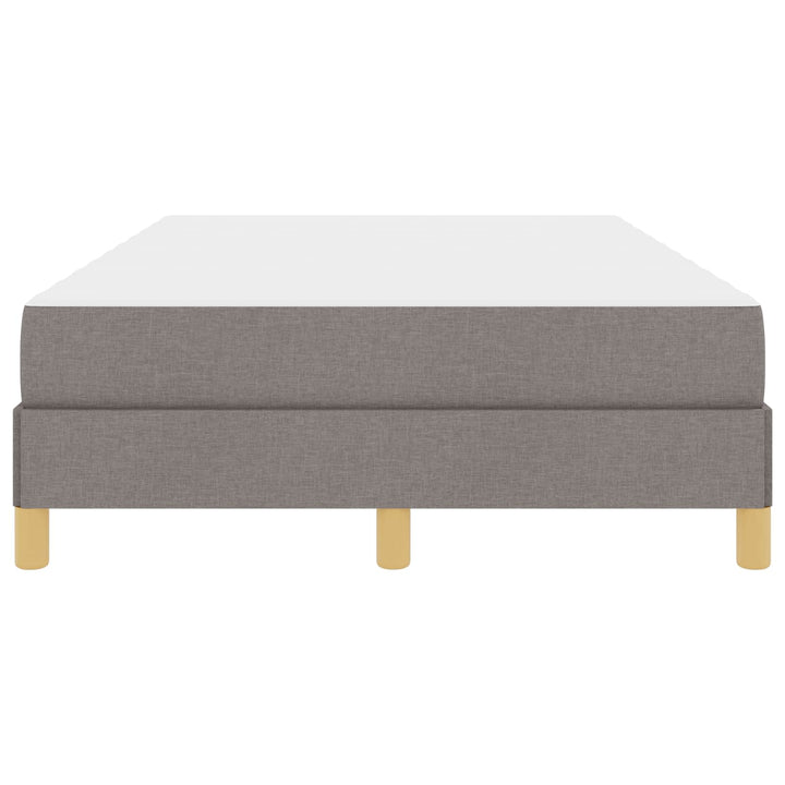 Box spring seng med madras Gråbrun 120 x 190 cm Stof