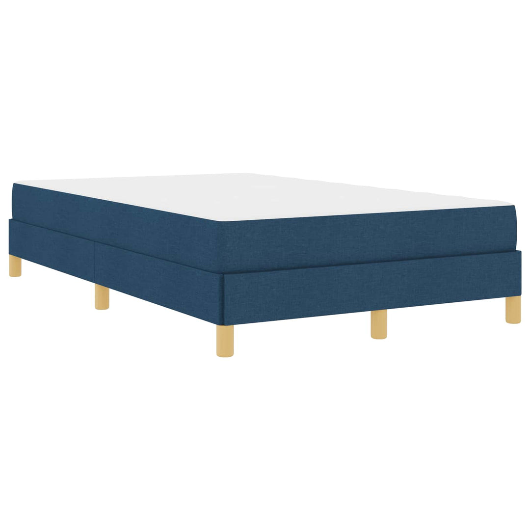 Box spring seng med madras Blå 120 x 190 cm Stof