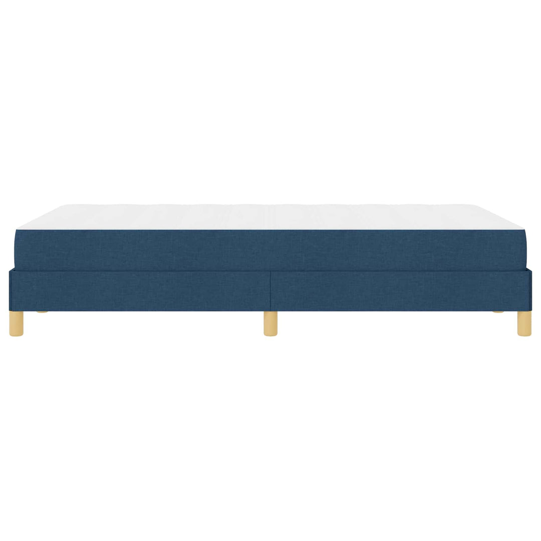 Box spring seng med madras Blå 120 x 190 cm Stof