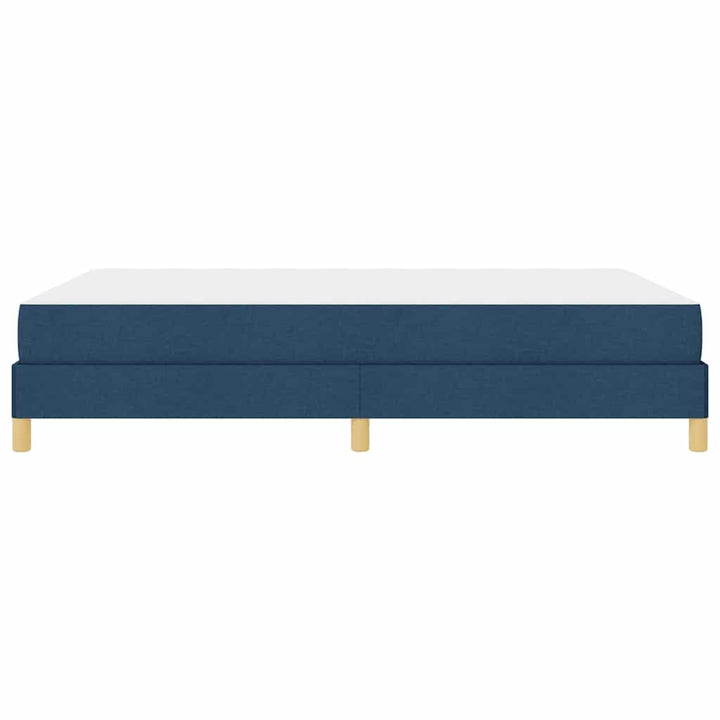 Box spring seng med madras Blå 140 x 190 cm Stof