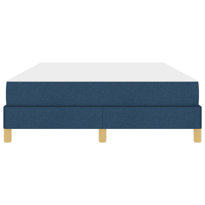 Box spring seng med madras Blå 140 x 200 cm Stof