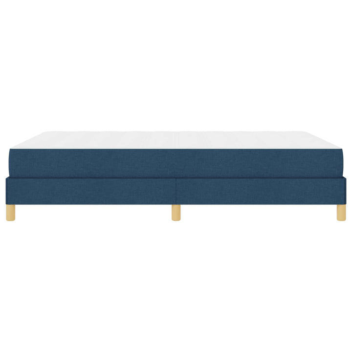 Box spring seng med madras Blå 140 x 200 cm Stof