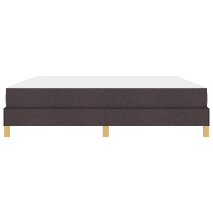 Box spring seng med madras Mørk Brun 180 x 200 cm Stof