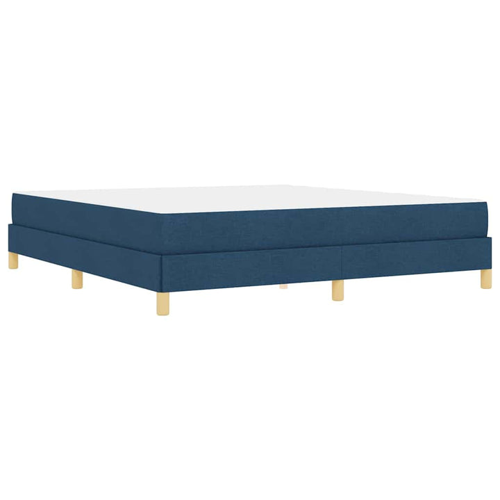 Box spring seng med madras Blå 180 x 200 cm Stof