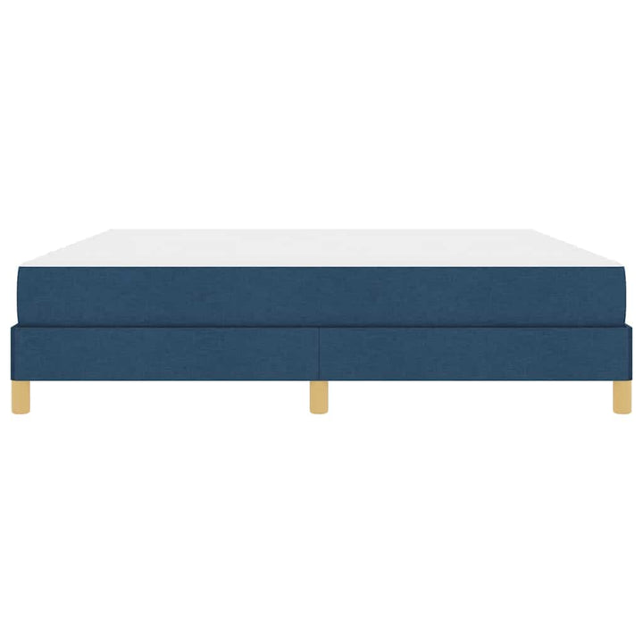 Box spring seng med madras Blå 180 x 200 cm Stof