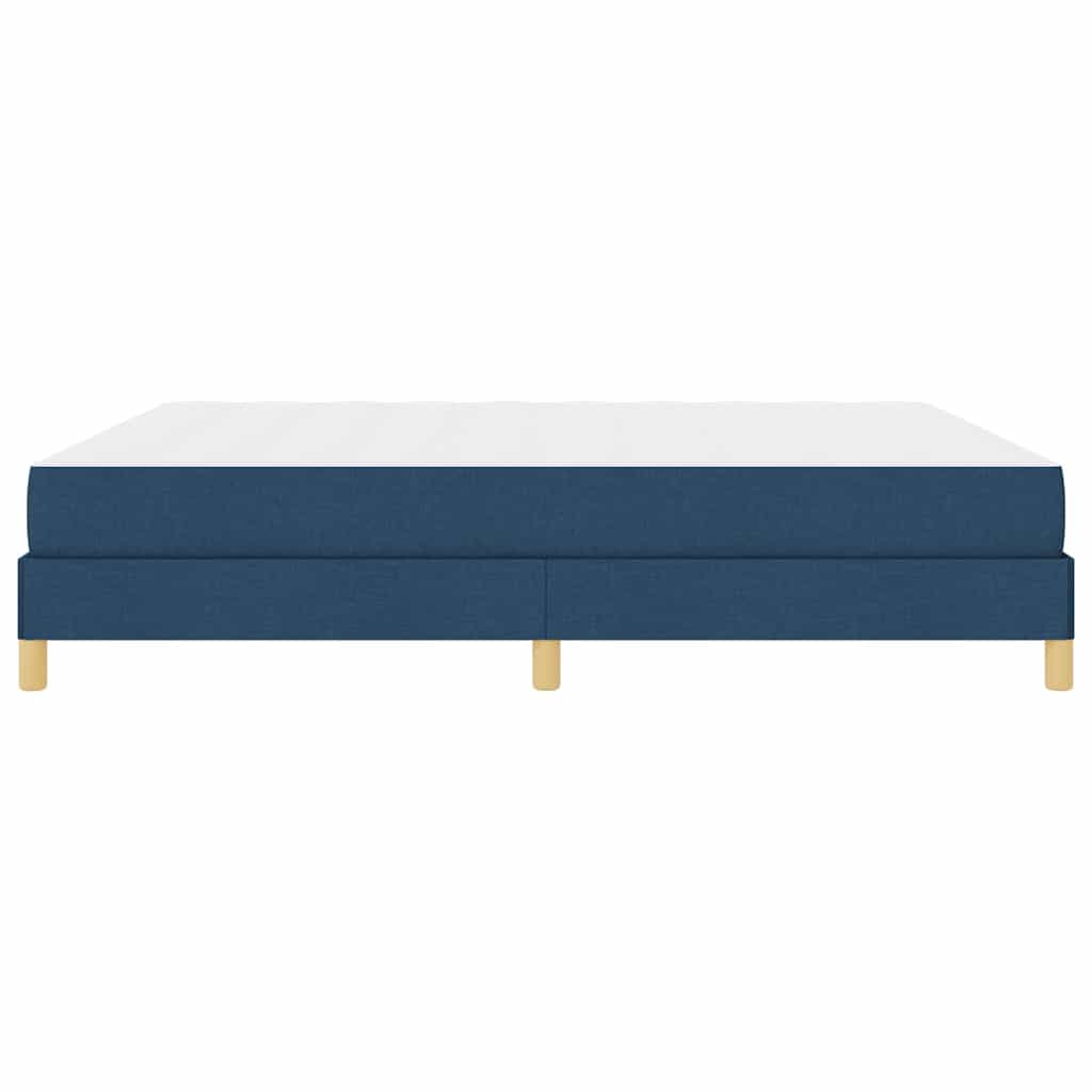 Box spring seng med madras Blå 180 x 200 cm Stof