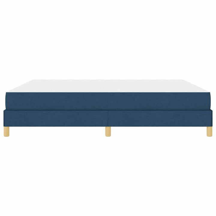 Box spring seng med madras Blå 180 x 200 cm Stof