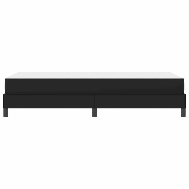 Sengestel med madras Sort 90 x 190 cm Stof