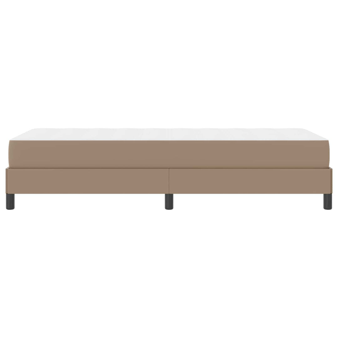 Sengestel med madras Cappuccino 90 x 190 cm Stof