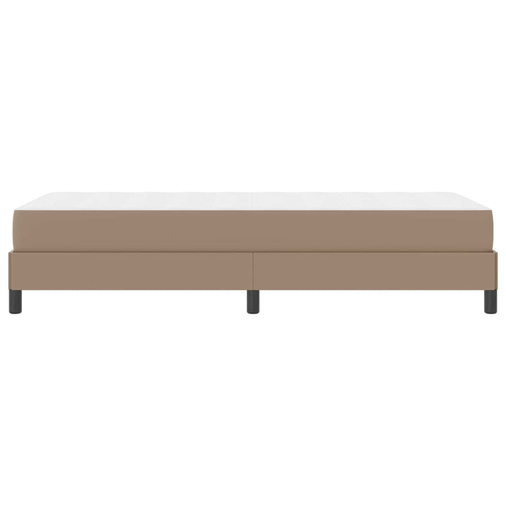 Sengestel med madras Cappuccino 90 x 190 cm Stof